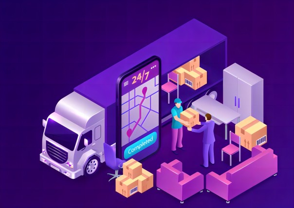 Guangzhou Moving APP Software Development · One click Appointment, Quick Moving