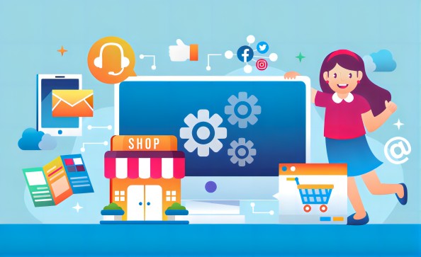 What functions are required for the development of e-commerce systems