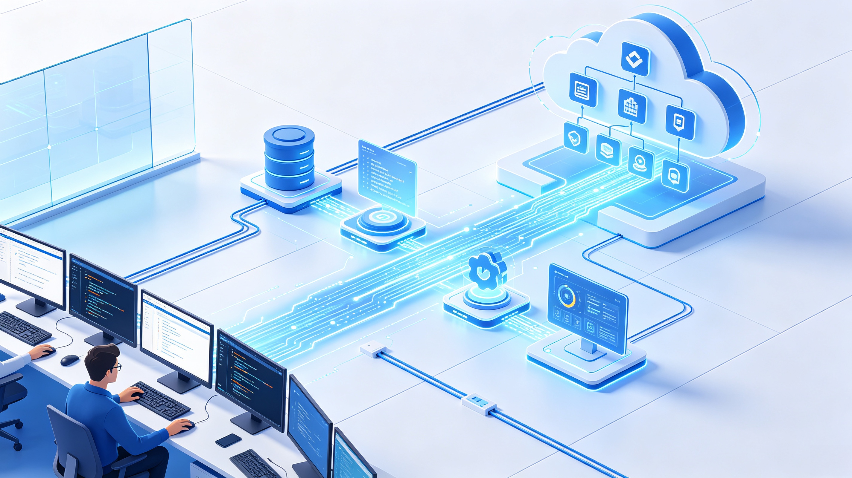 New retail sales system development